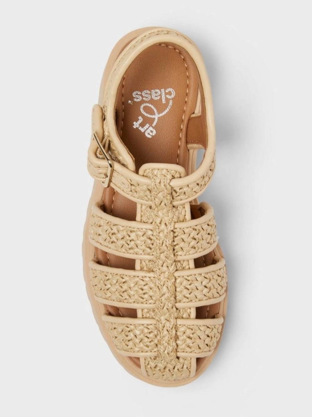 Kids' Raffia Tootie Lug Sandals - art class Size 5